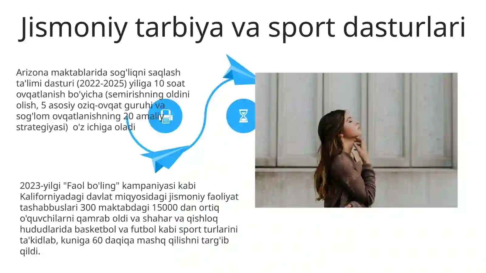 Davlatimizning yosh avlodni tarbiyalash va sog'lig'ini himoya qilish yo'lida olib borayotgan ishlari 4