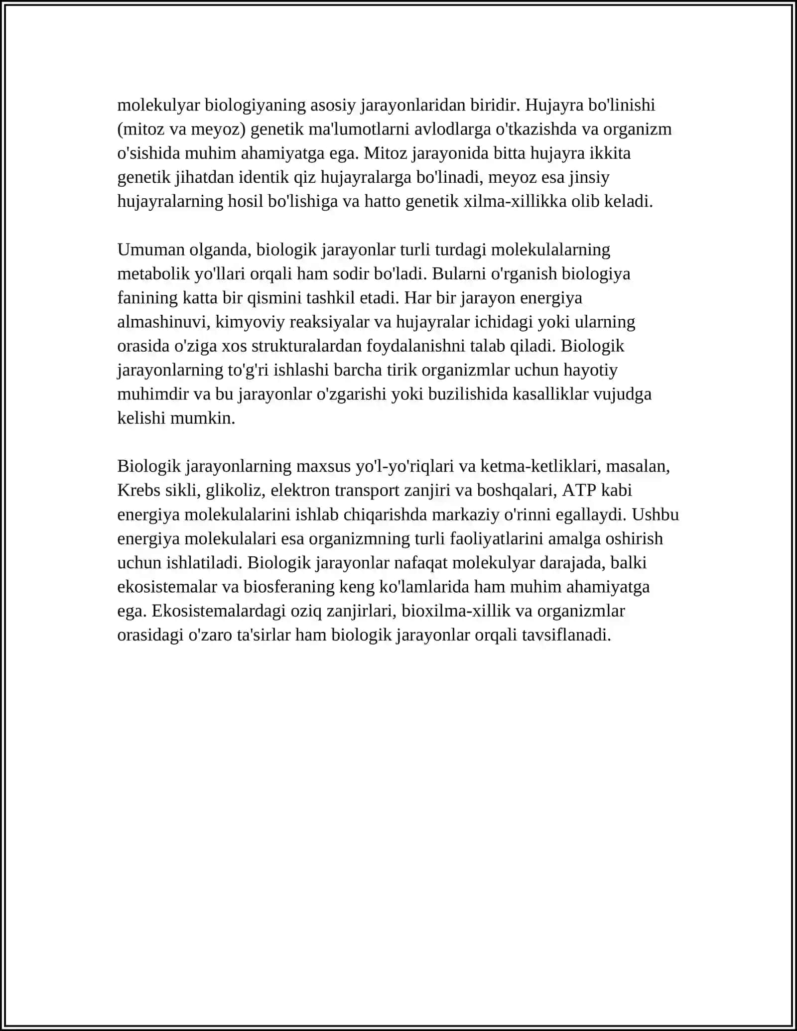 BILISH PROSESSLARI HAQIDA TUSHUNCHA 4