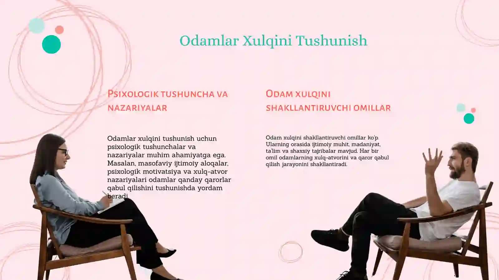 Psixologik tashviqotning o'ziga xos xususiyatlar 4