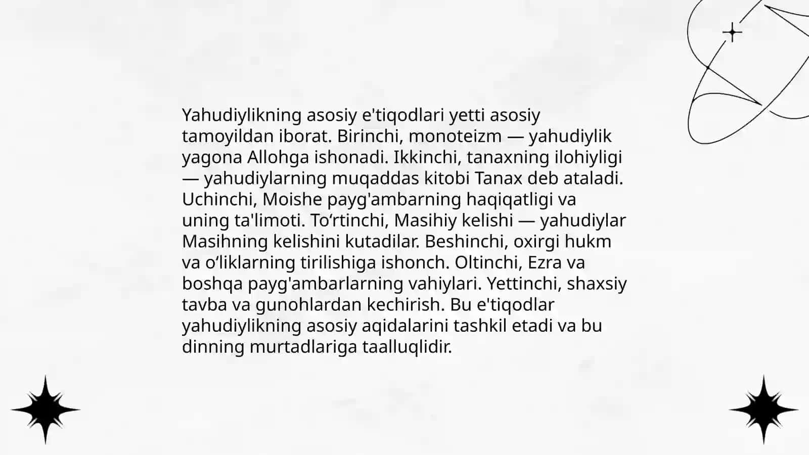 Yahudiylik ta’limoti va muqaddas kitobi 4