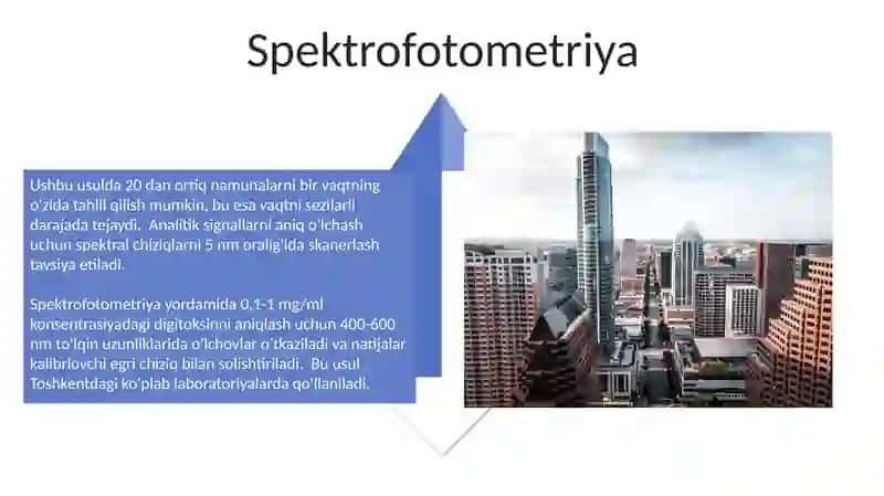 Yurak glikozidlarini aniqlashning zamonaviy usullari 4