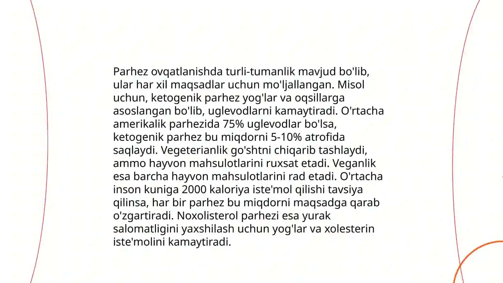 Bemorlarning ovqatlanishini tashkil qilish va sifatini nazorat qilish 4