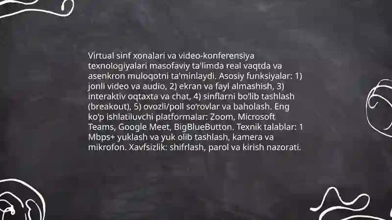 Masofaviy ta'lim texnologiyasi 4