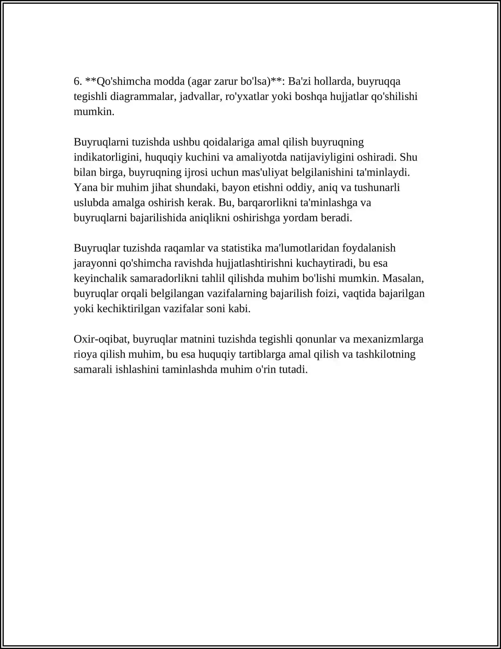 BUYRUQ FARMOYISH HUJJATLAR 4