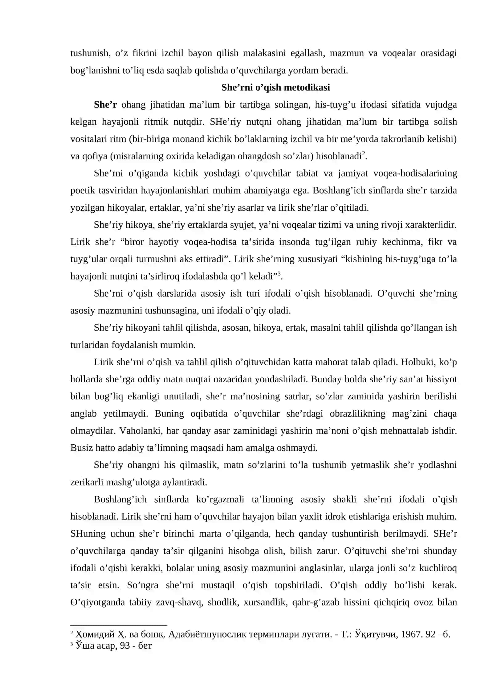 Hikoya janridagi asarni o'qitish metodikasi 4