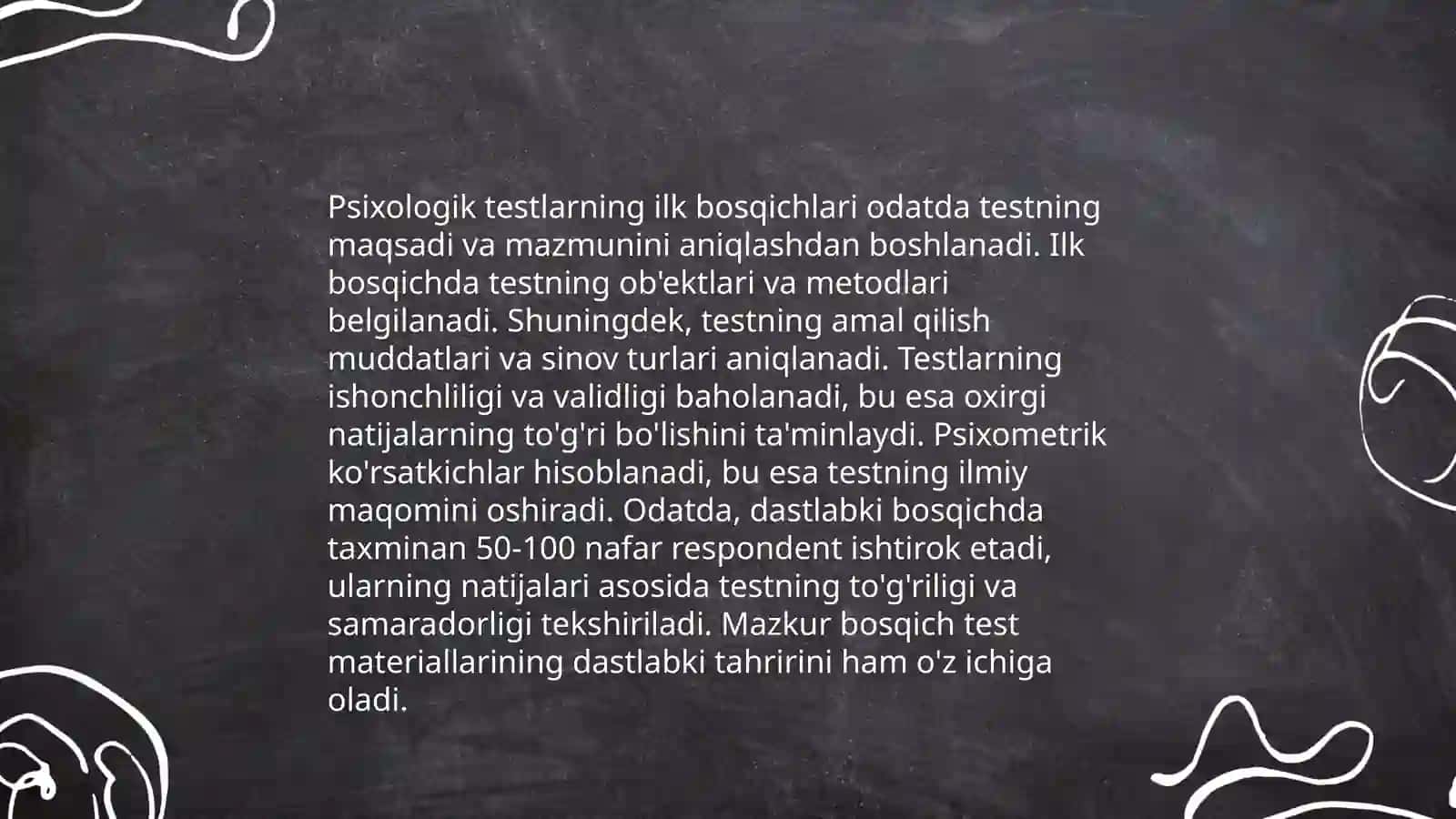 Psixologik testlar tarixi 4