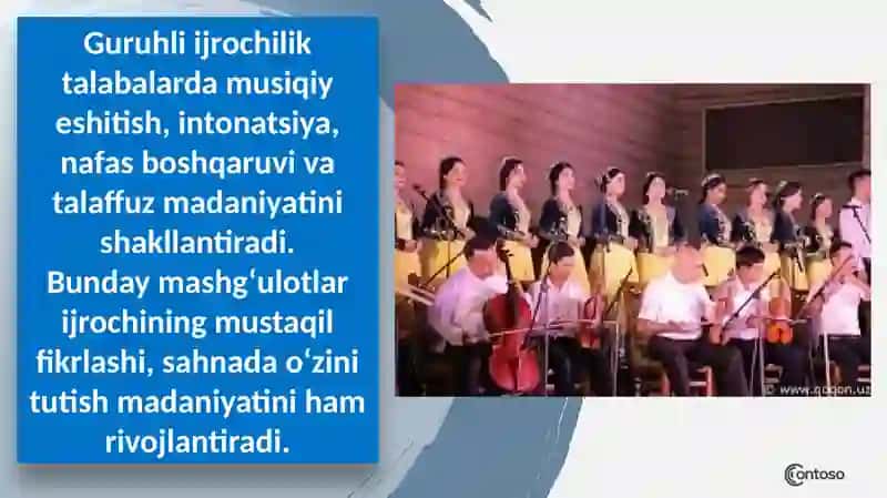 AMALIY GURUHLI IJROCHILIK KO’NIKMASINI MUSTAHKAMLASH BO’YICHA ISH OLIB BORISH 4