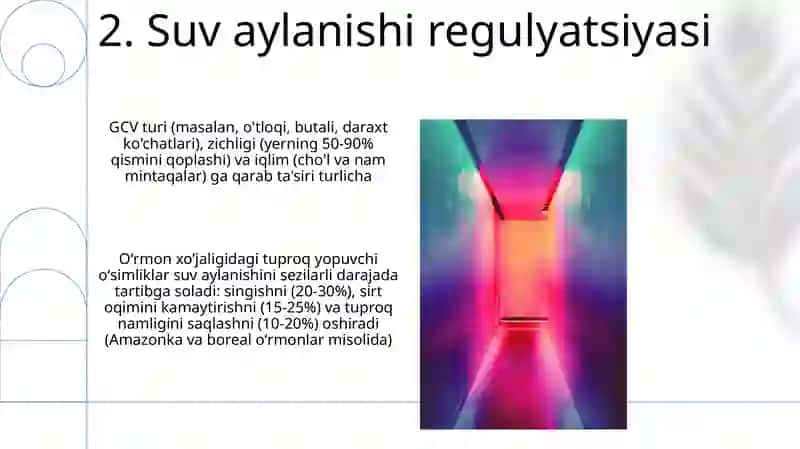 Tuproqni qoplagan tirik o't-o'lamlarning o'rmonchilikdagi ahamiyati 4