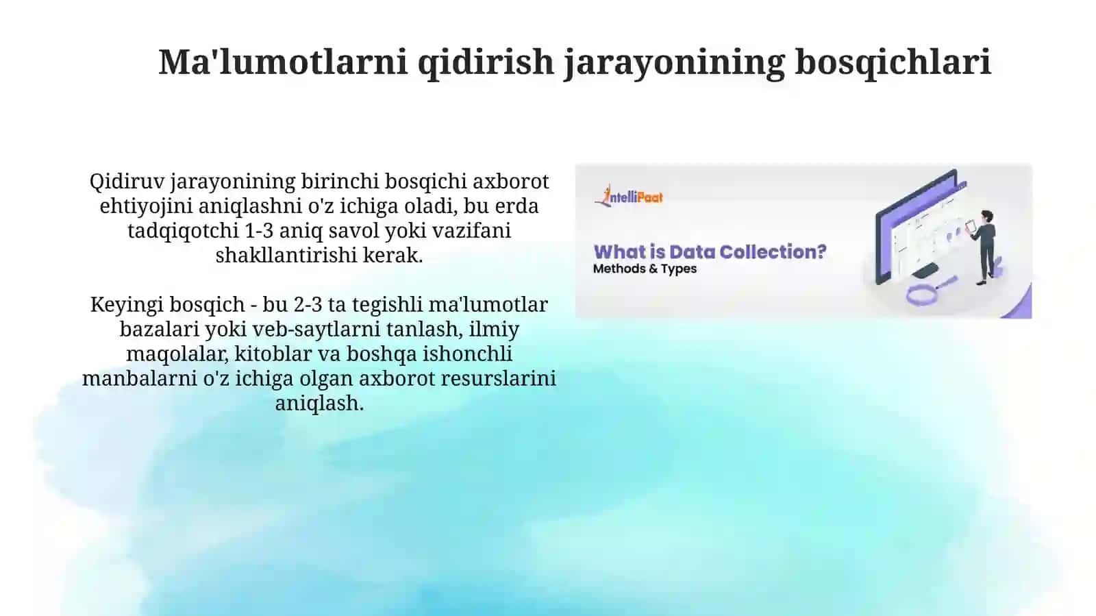 Ushbu mavzuda Ilmiytadqiqot uchun axborot izlashning asosiy usullari 4
