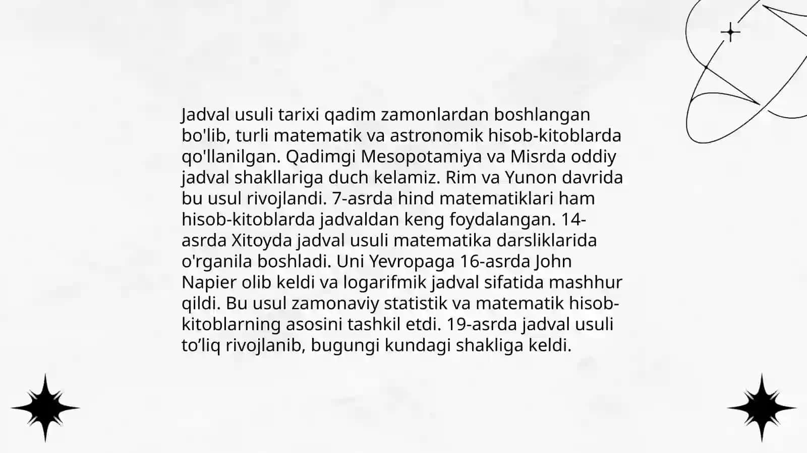 Jadval usuli yordamida mantiqiy masalalar 4