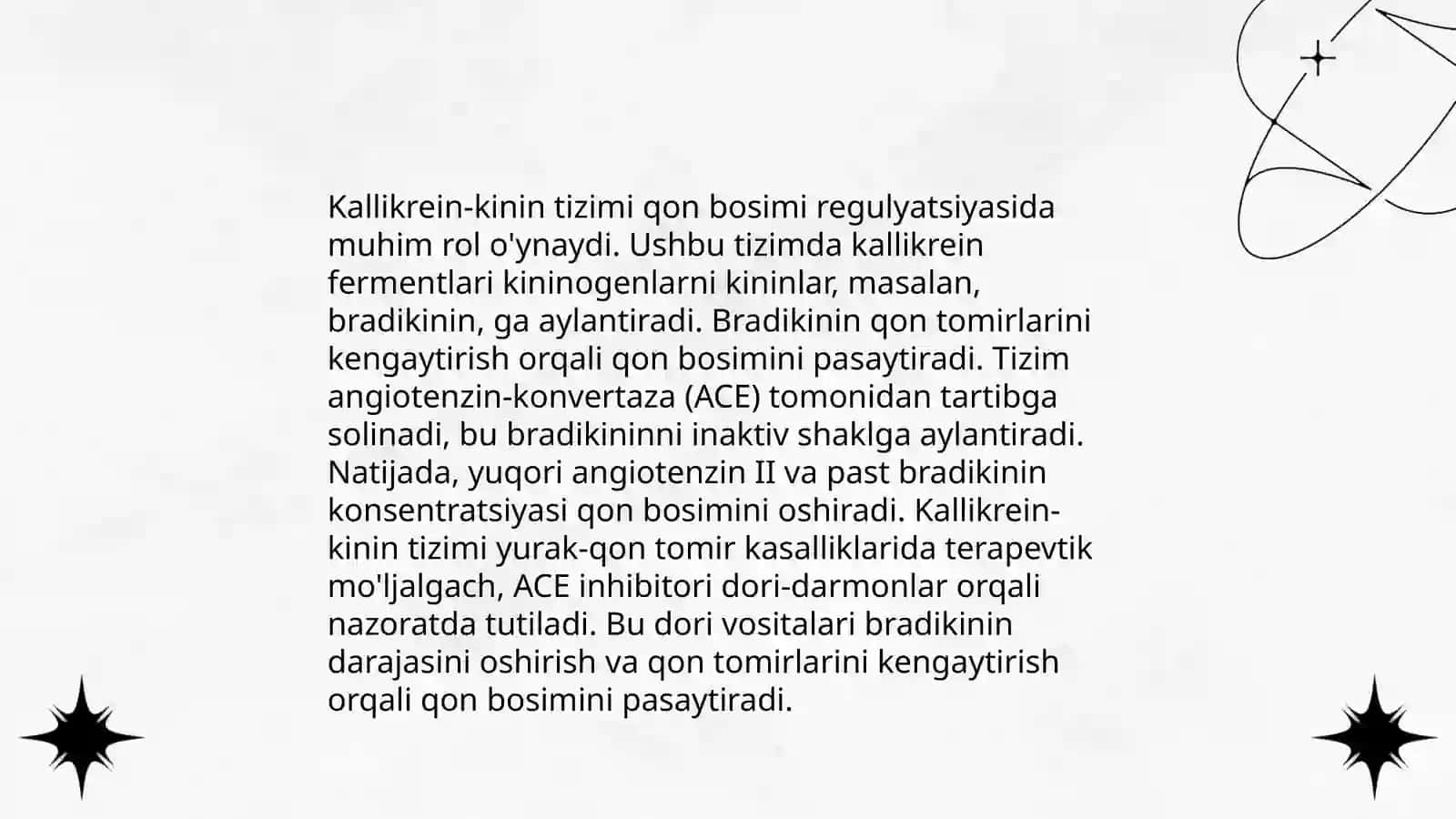Kallikrein-kinin tizimi,klinik ahamiyati 4