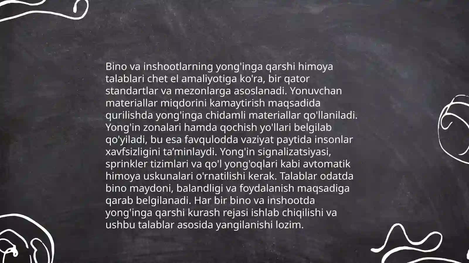 Yong'inga qarshi to'siqlovlar va bino xavfsizligi 4