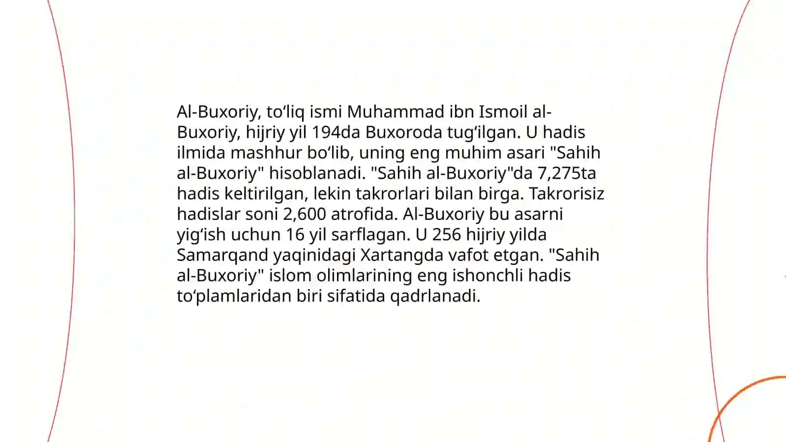 Imom al-Buxoriy va hadisshunoslik 4