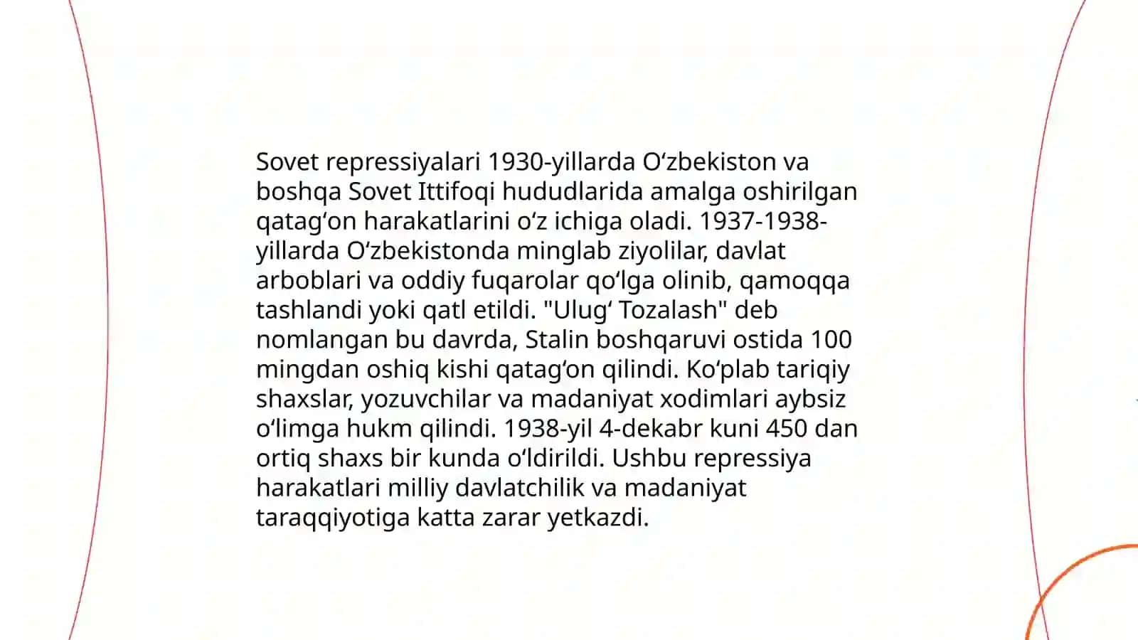 Qatag'on qurbonlari xotirasi davlat muzeyi ekspanatlarini o'rganish 4
