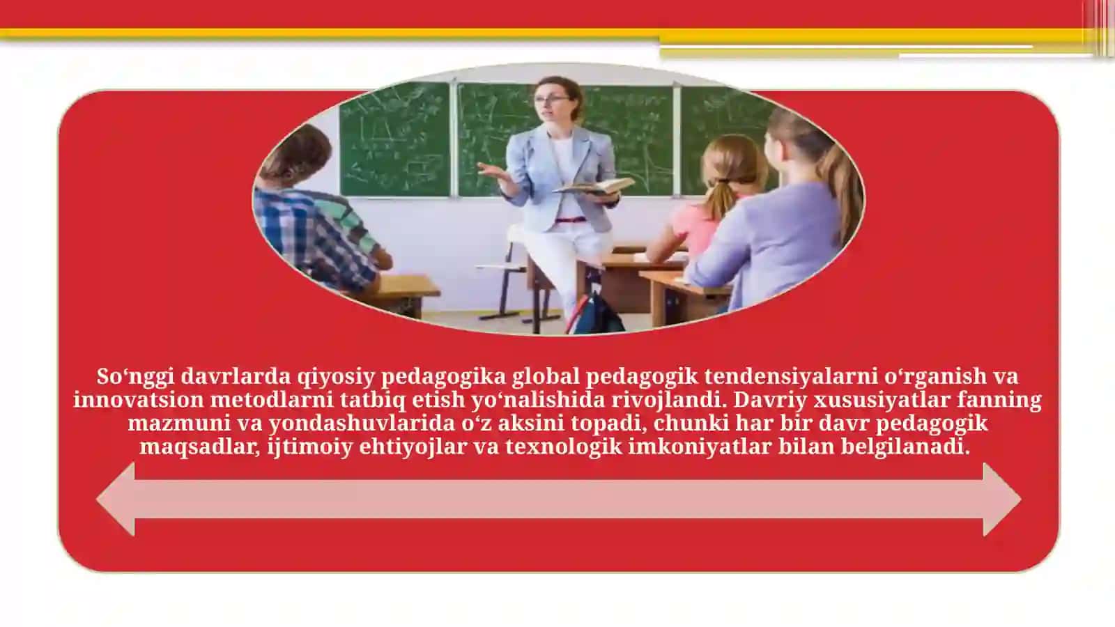 Qiyosiy pedagogika fani taraqiyotining davriy xususiyatlari 4