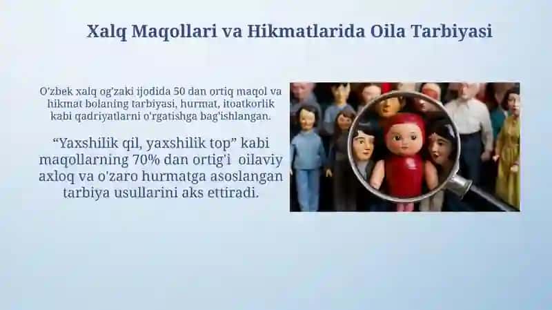 Oila Tarbiyasining Xalq Pedagogikasi Manbalarida Aks etishi 4