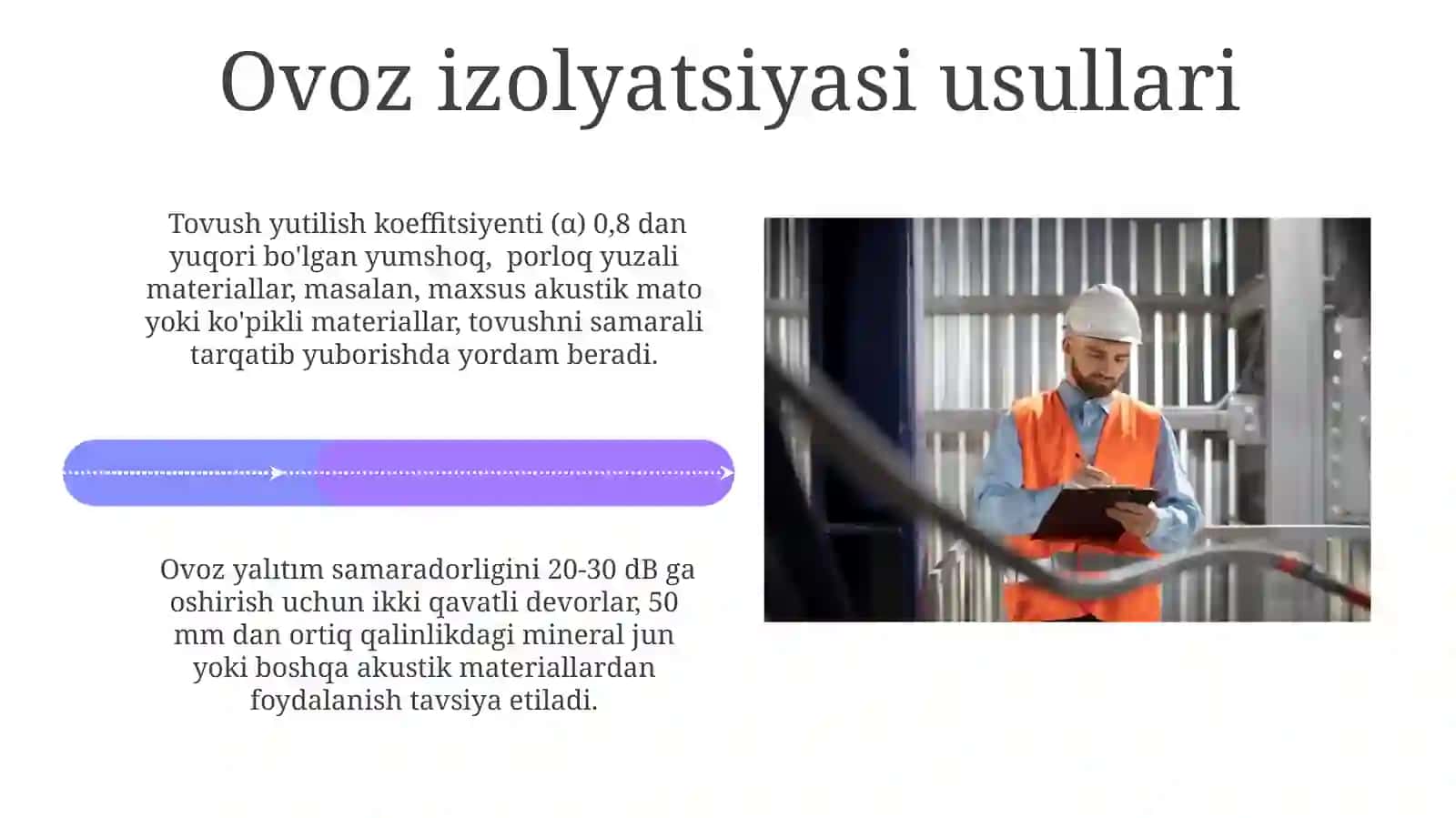 Shovqin va tebranishli vaziyatlarni tekshirish va baholash 4