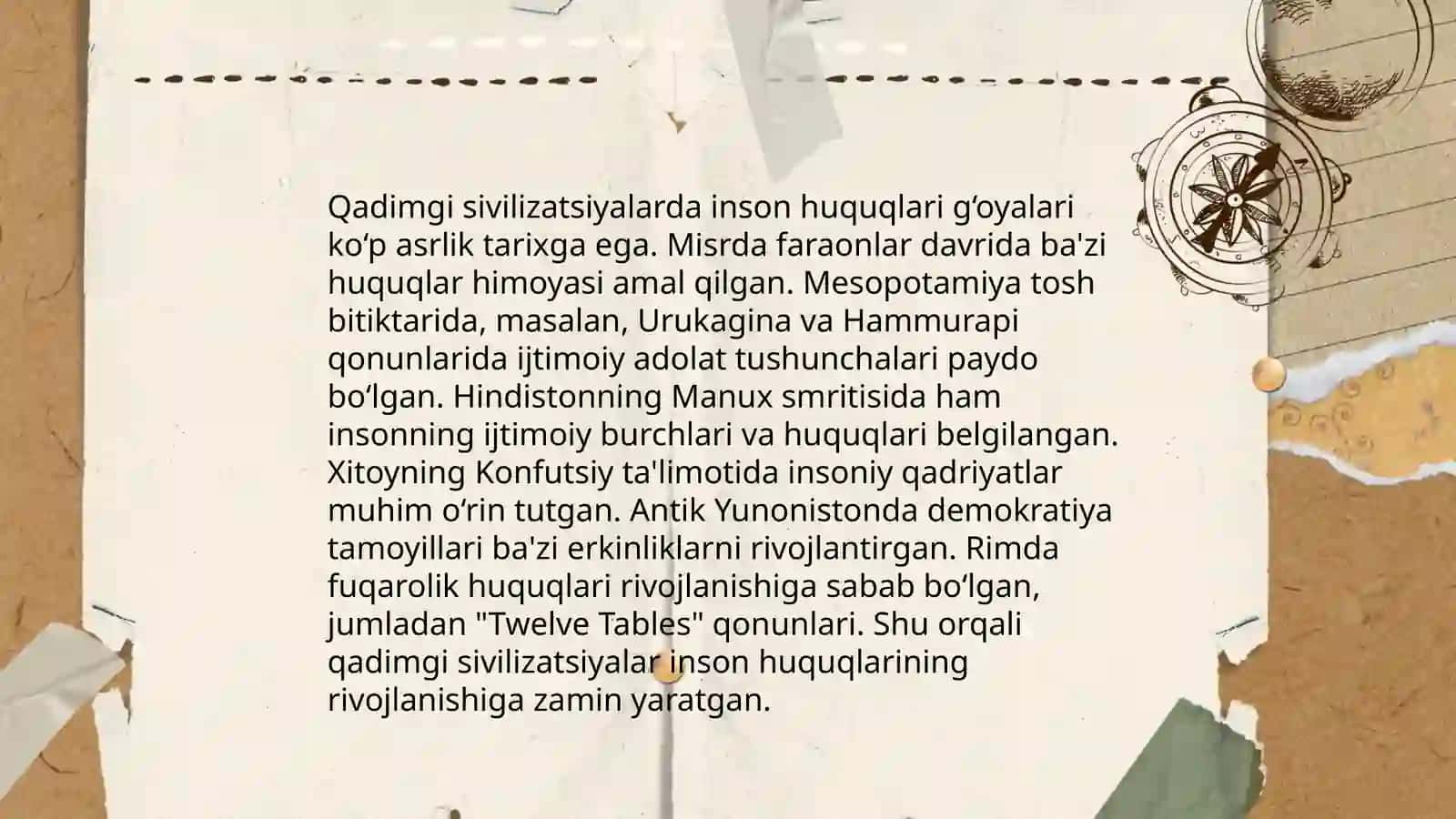 Inson huquqlarining rivojlanish tarixi 4