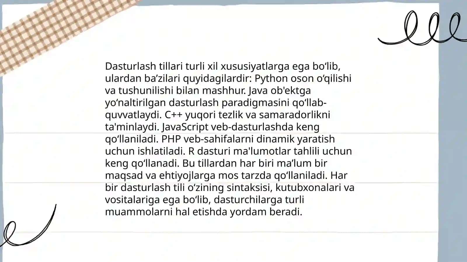 Informatikaning “Algoritmlar va dasturlash” bo’limini o’rganishning o’ziga xos metodik xususiyatlari 4