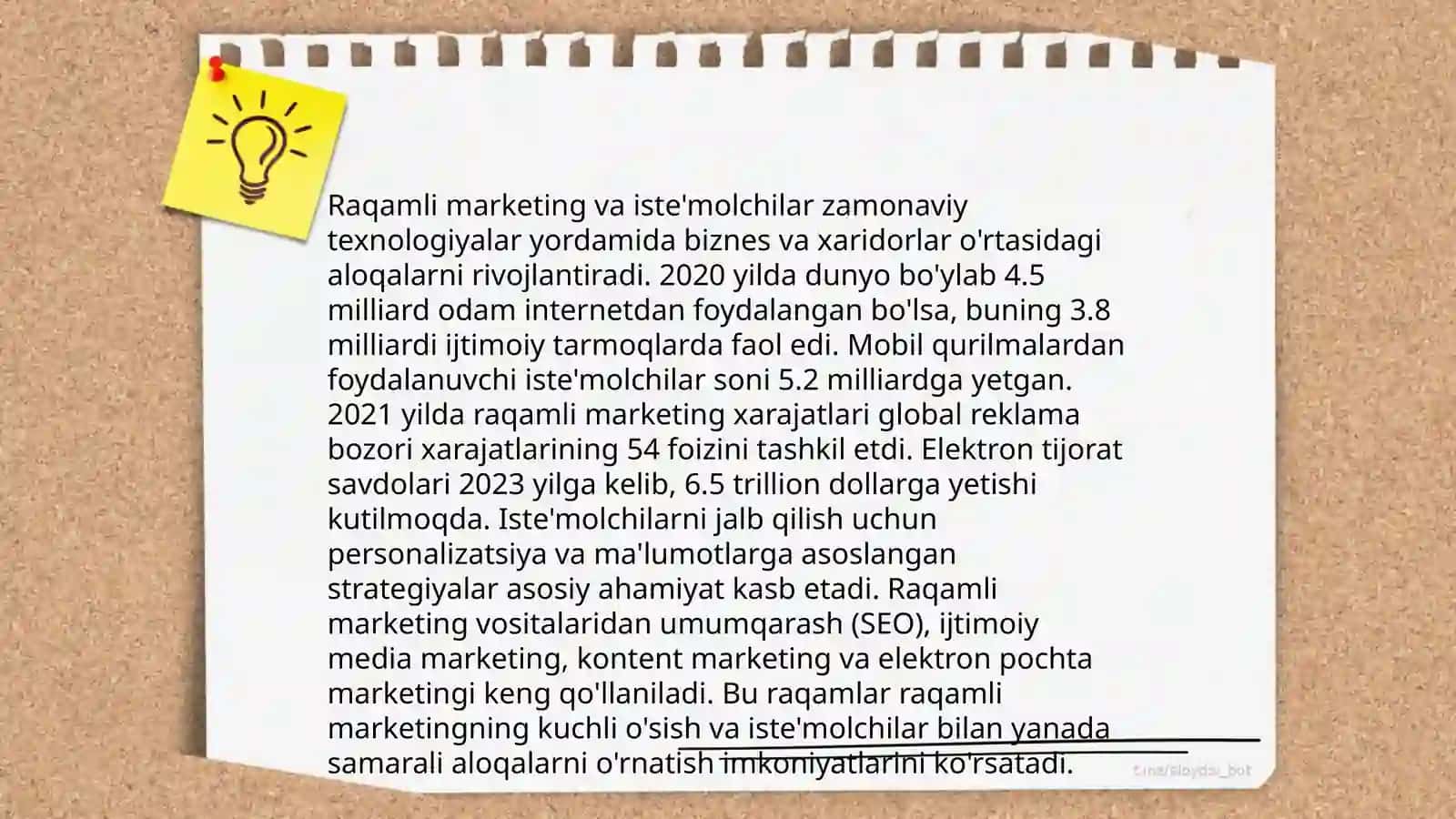 Reklama va istemolchilarning tanlovi 4