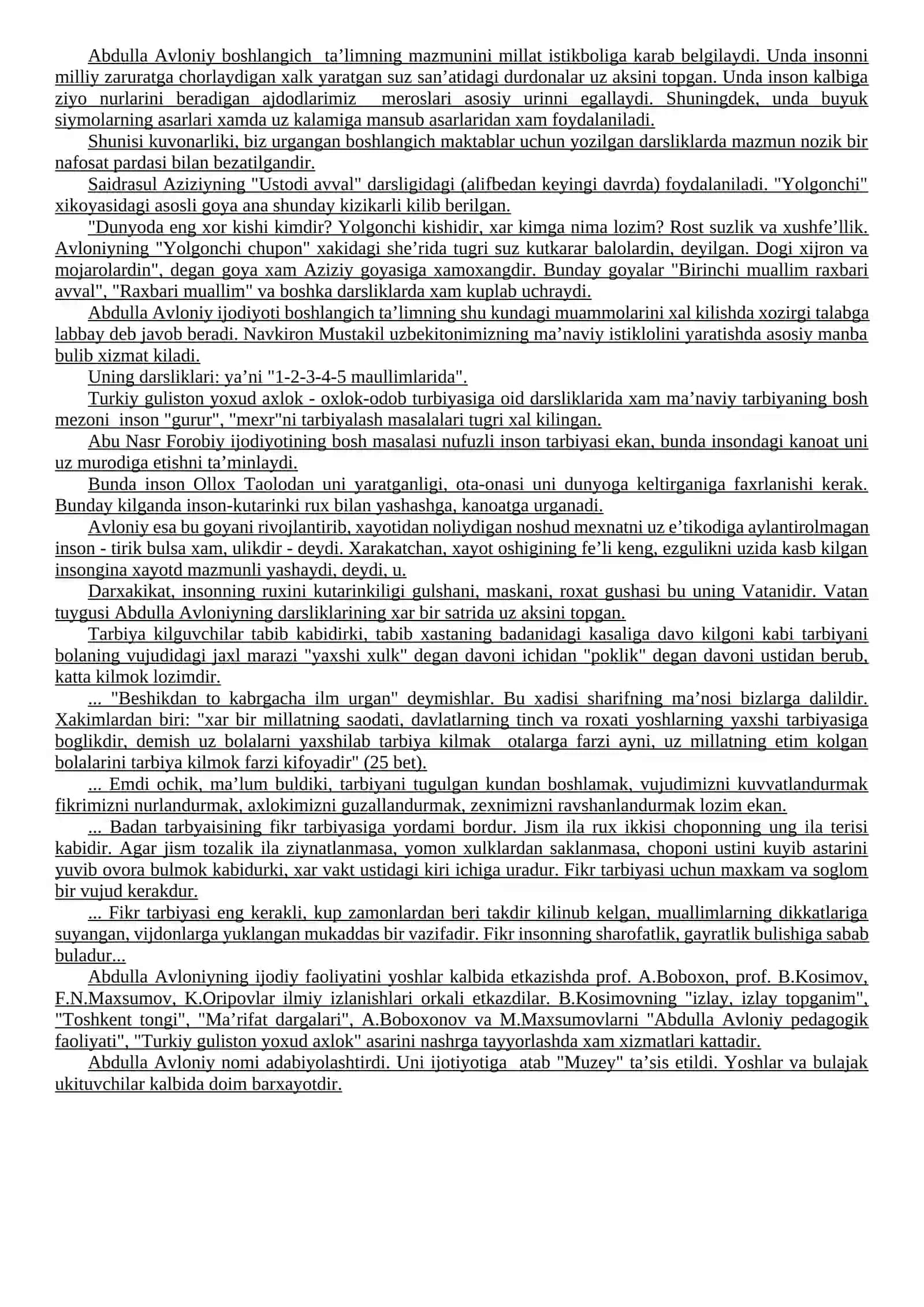 PEDAGOGIK QARASHLAR SHARQ MUTAFAKKIRLARI 4