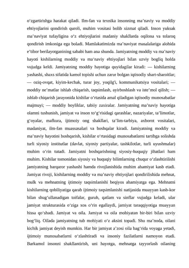 Jamiyat falsafasi 4