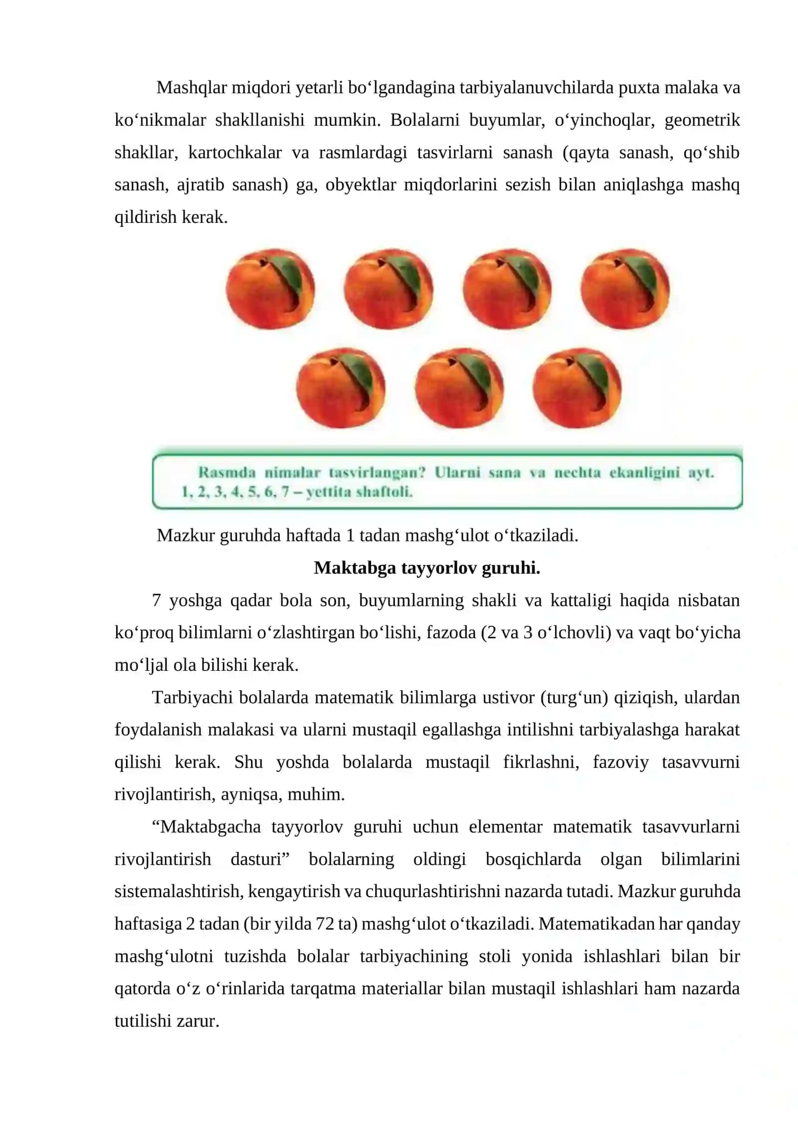 Maktabgacha yoshdagi bolalarda matematik tasavurlarini shakllantirish metodikasi 4