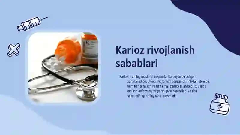 Fantomlarda 4-sinf karioz bo'shlig'ini charxlash va plombalash 4