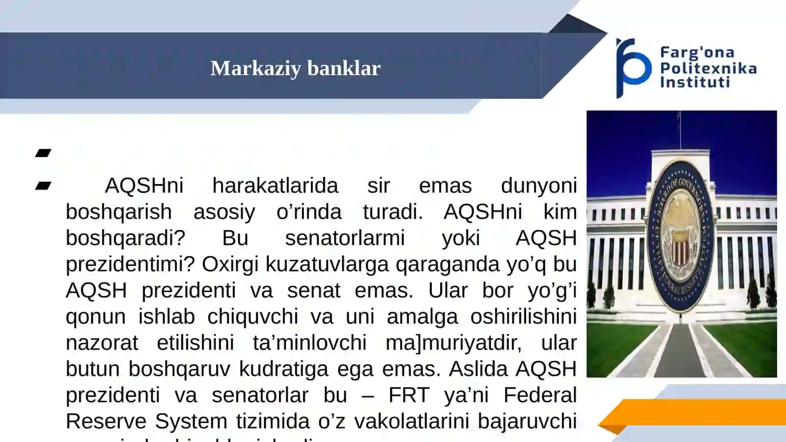 Markaziy banklar 4