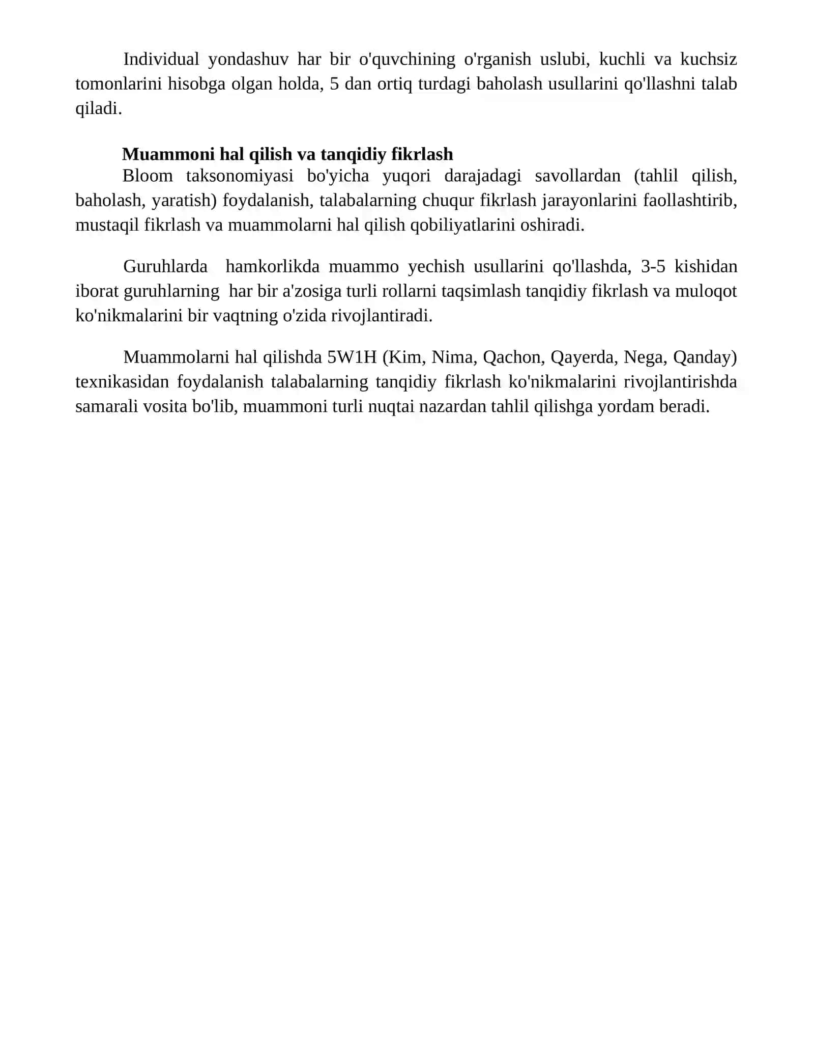 O'qituvchining tarbiyachilik mahorati 4
