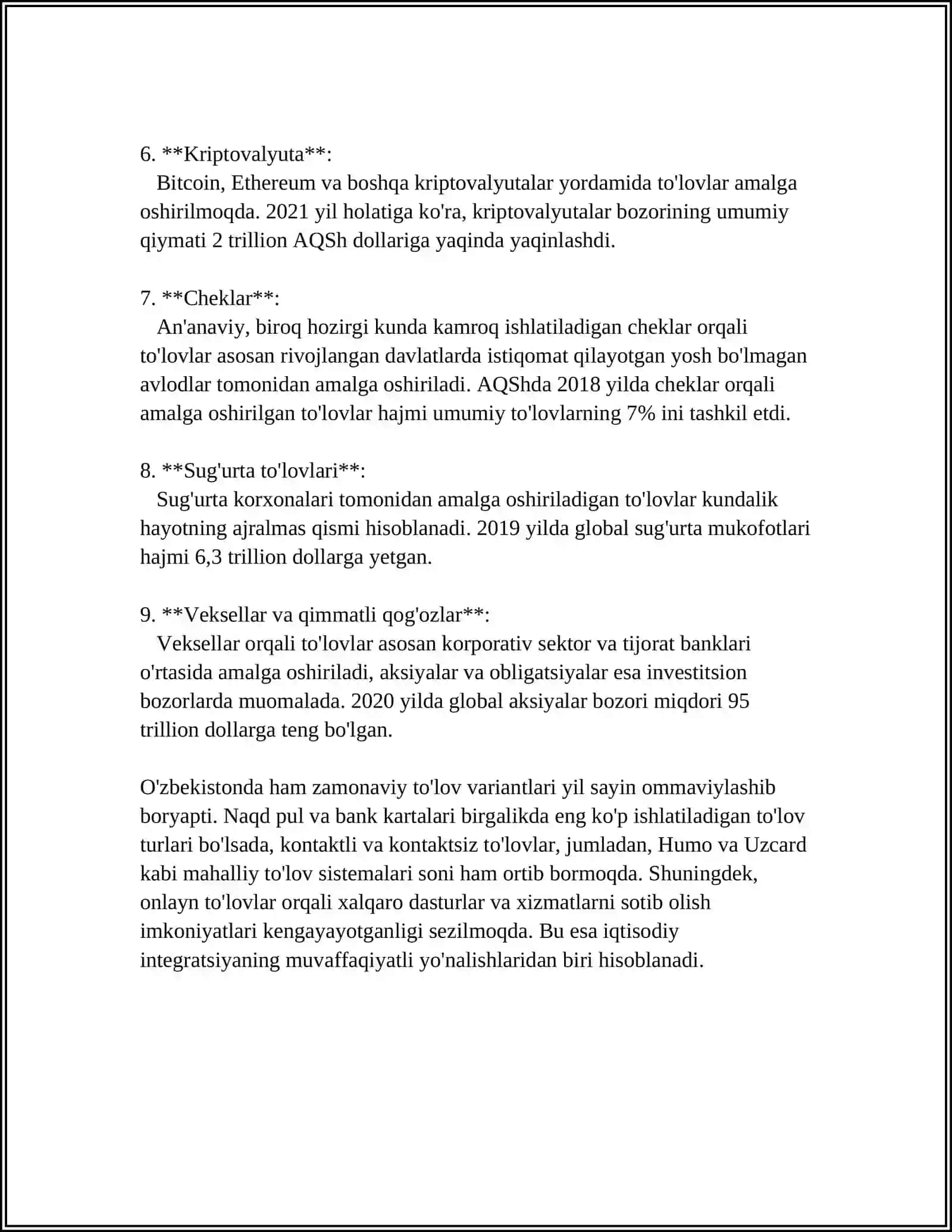 POYABZALNING USTKI QISMLARI BIRIKTIRUVCHI CHOKLAR TO'G'RISIDA MAʼLUMOTLAR 4