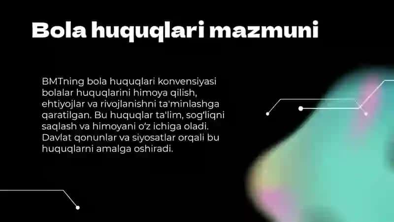 Bola huquqlari toʻgʻrisidagi konvensiyasi 4