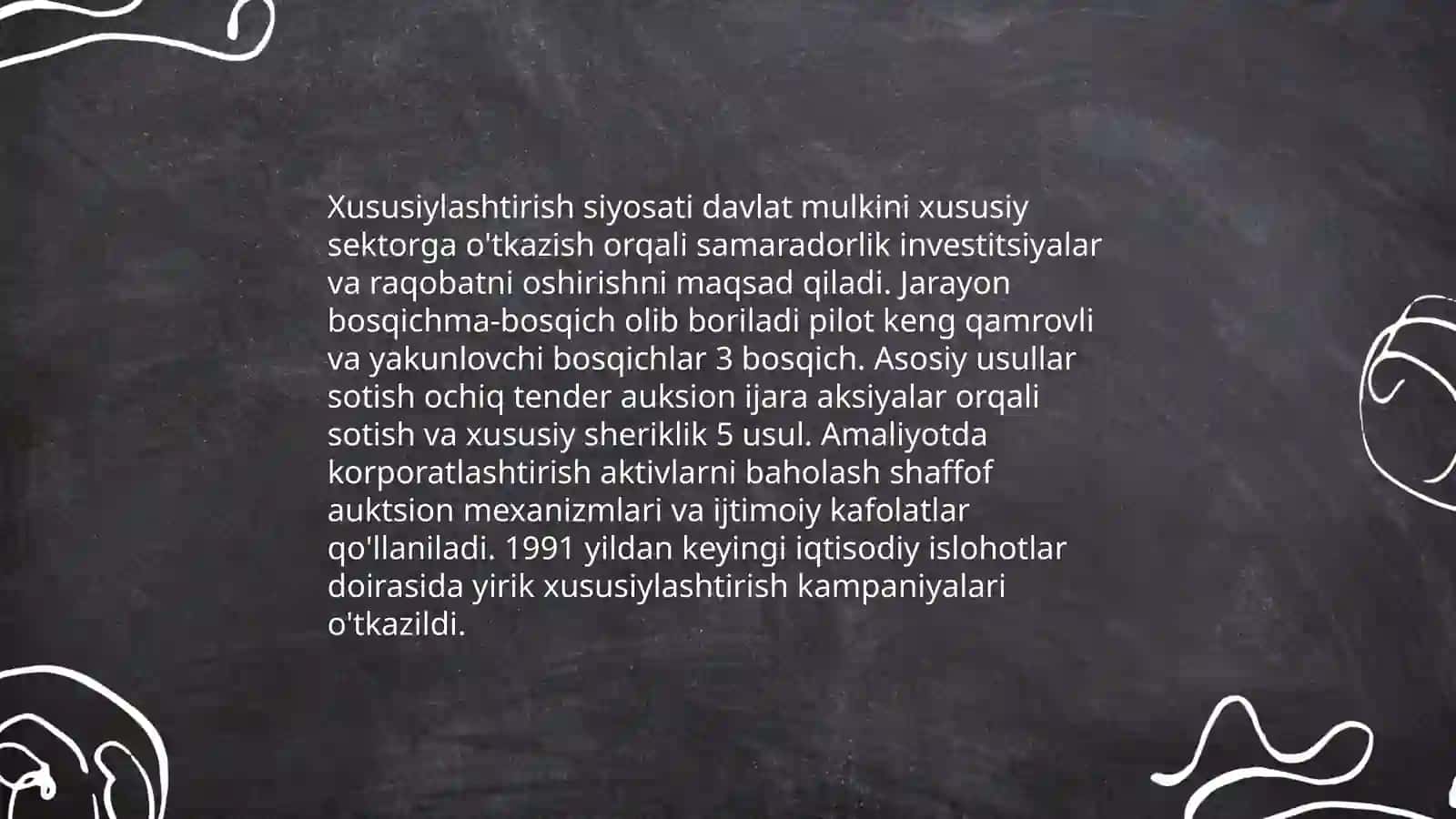 O'zbekistonda bozor munosabatlarining shakllanishi va iqtisodiy islohotlarning amalga oshirilishi 4