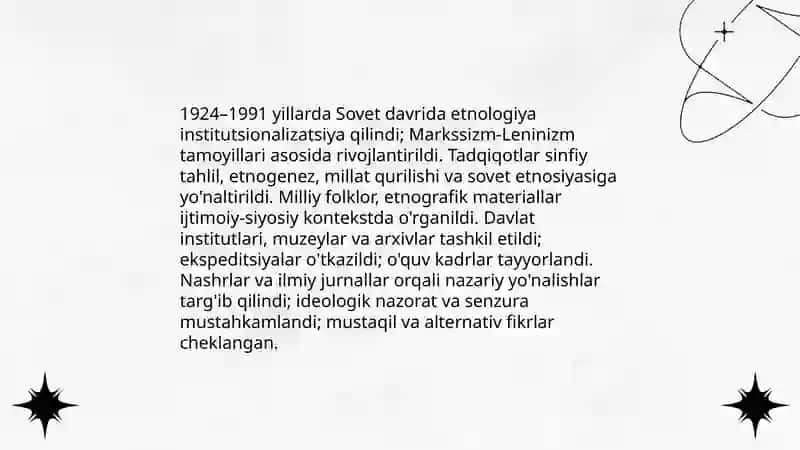 O'zbekistonda Etnologiyaning fan sifatida rivojlanishi 4