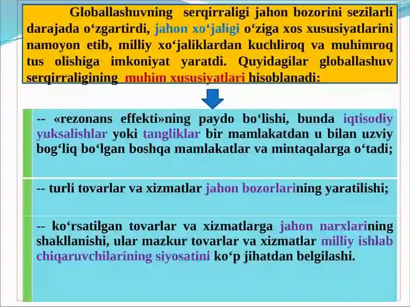 Globallashuv va xalqaro turizmda yangi tashkiliy shakllari 4