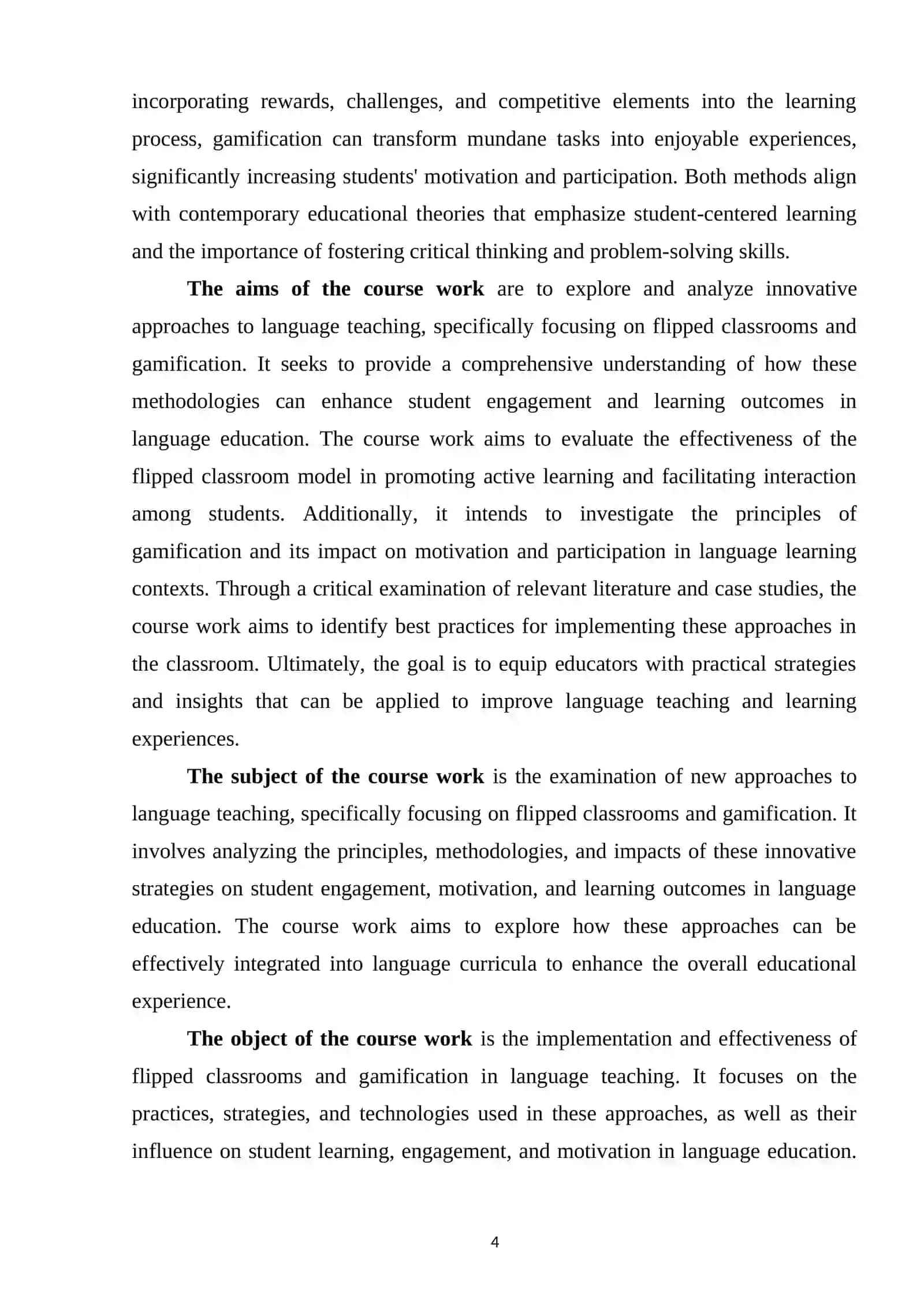 NEW APPROACHES TO TEACHING LANGUAGE, SUCH AS FLIPPED CLASSROOMS AND GAMIFICATION 4