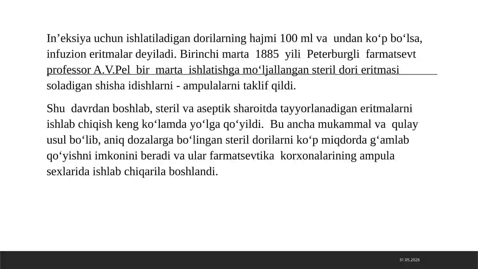 In’eksion dori turlarini tayyorlash texnologiyasi 4