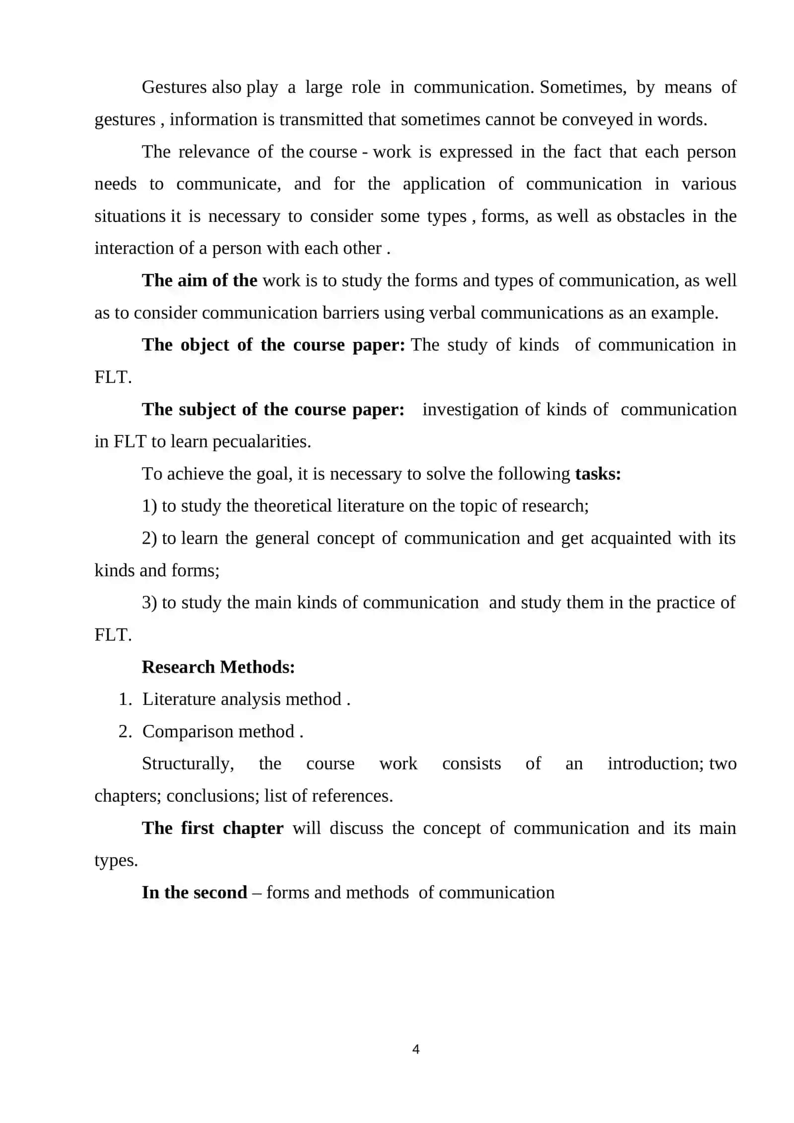 English Language Teaching Methodology Course Paper 4