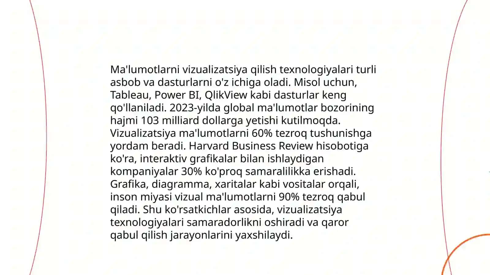 Sonli ma'lumotlarni qayta ishlash texnologiyasi 4