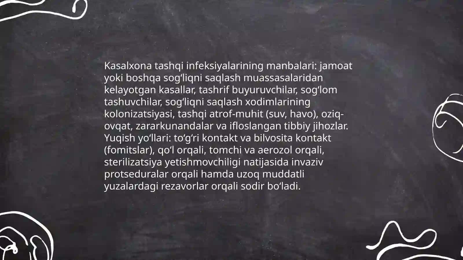 Kasalxona ichi va kasalxona tashqi infeksiyasi 4