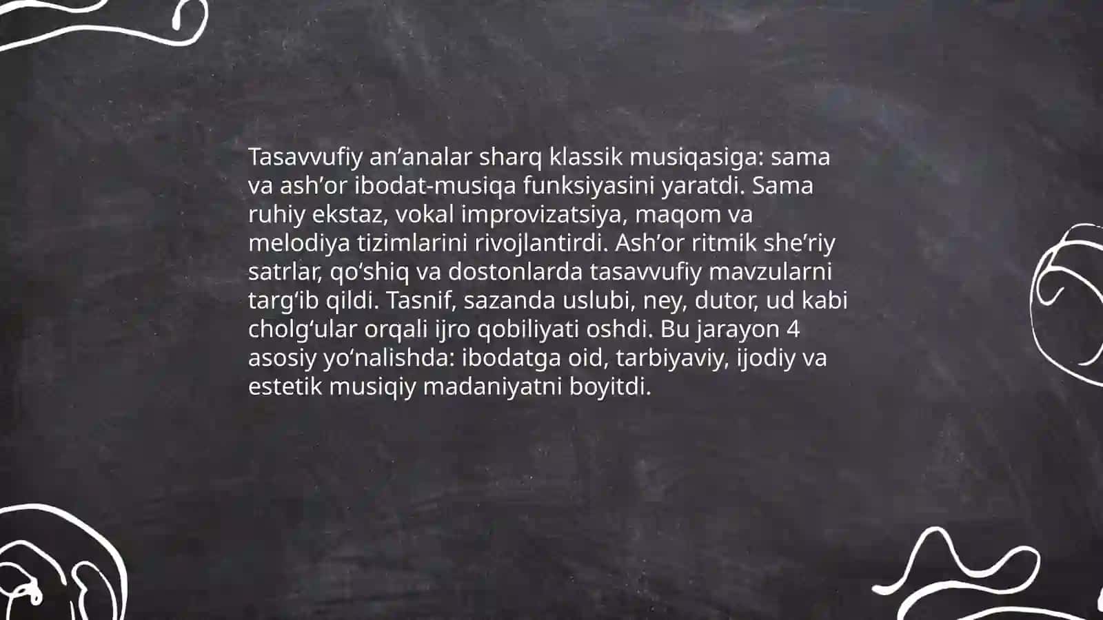 Tasavvuf taʼlimotlarining Sharq musulmon madaniyatiga taʼsiri 4