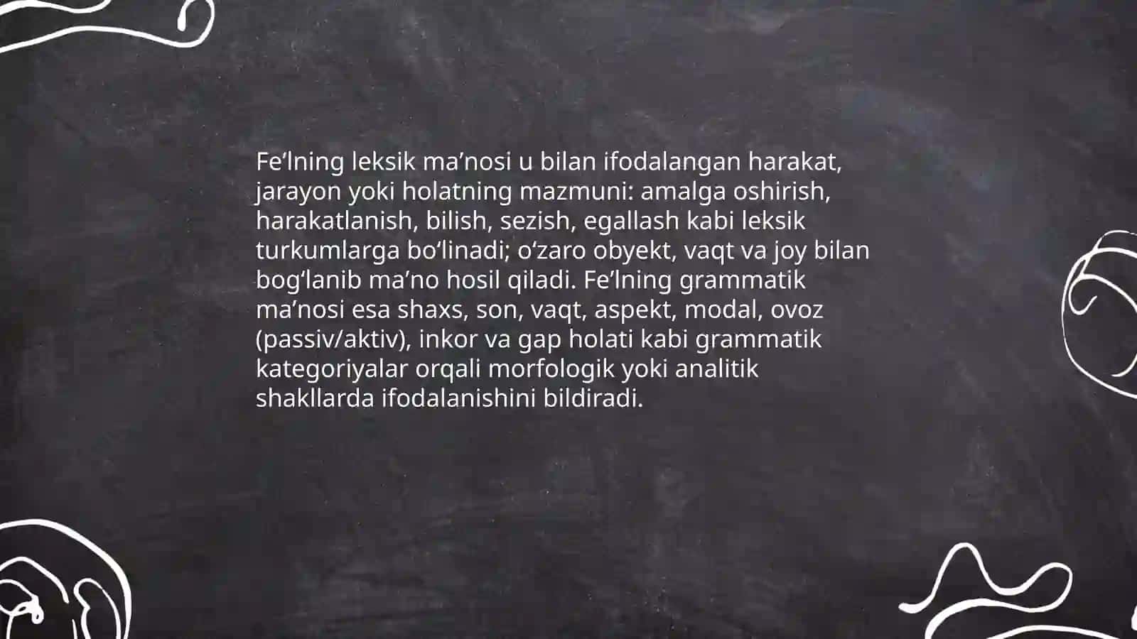 Feʼl va uning shakllari 4