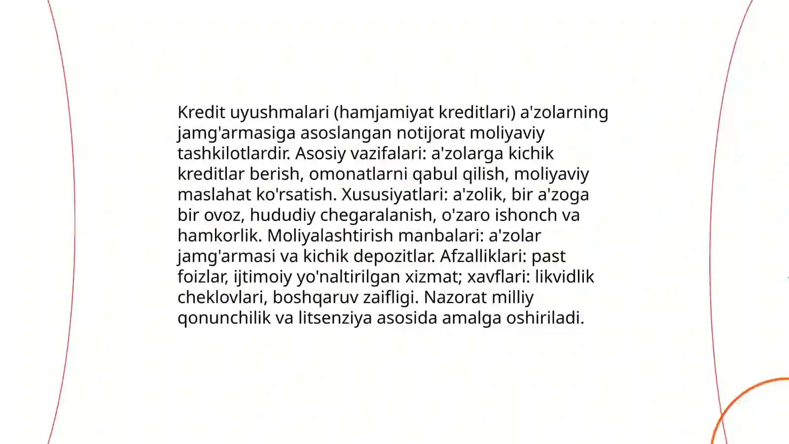 NOBANK KREDIT TASHKILOTLARINI ASOSIY TURLARI 4