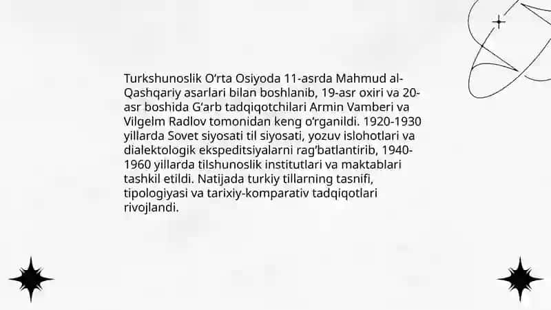 Oʻrta Osiyoda tilshunoslikning rivojlanishi 4