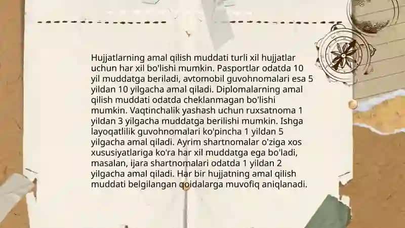 Normativ-huquqiy hujjatlarning vaqt, hudud va amal qilish muddatlari 4