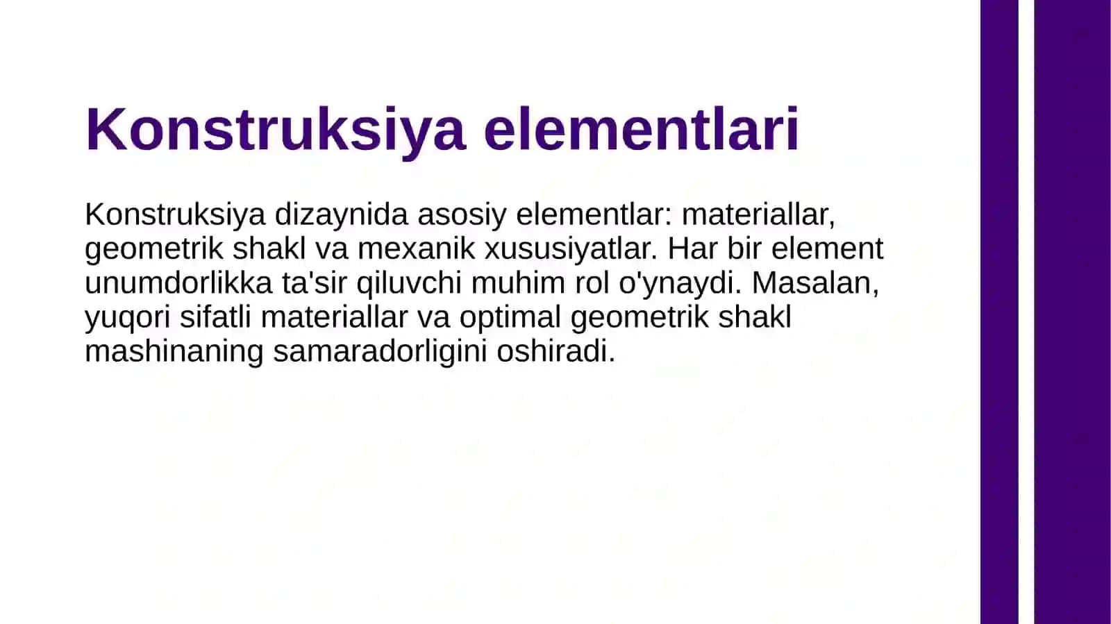 Konstruksiya dizayni va unumdorlik 4