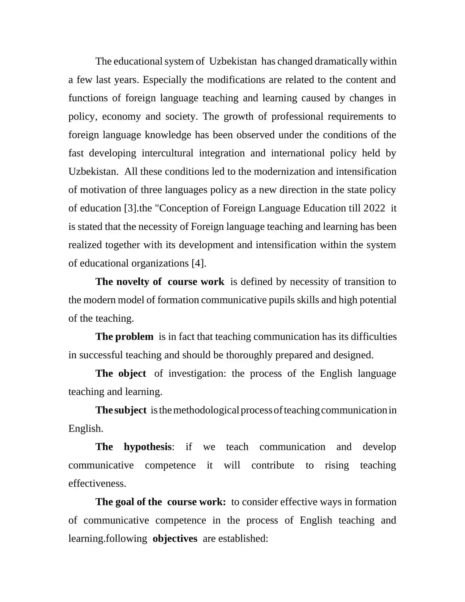 Direction 5112200 – Foreign Language in Preschool and Primary Education 4