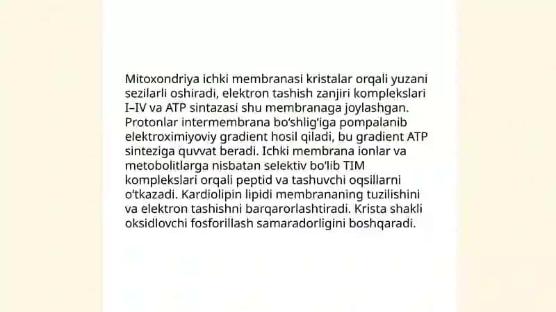 Sitoplazma orgonoidlari-mitoxondriya va plastida sentrosoma mikronaychaning tuzilishi 4