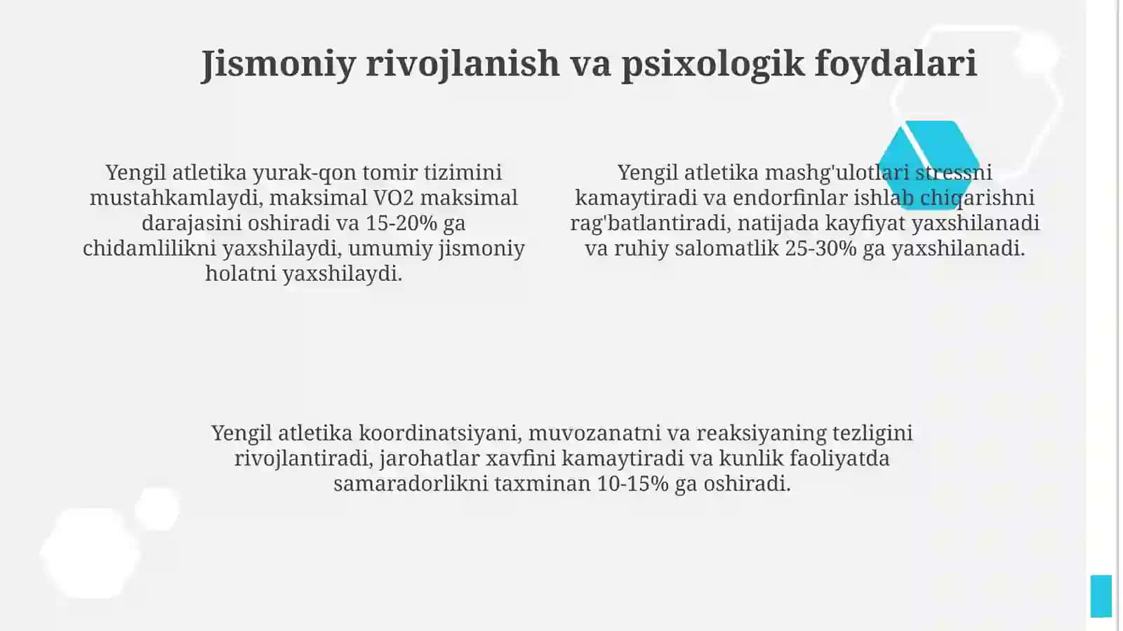 Jismoniy tarbiya tizimida yengil atletikaning oʻrni va ahamyati 4