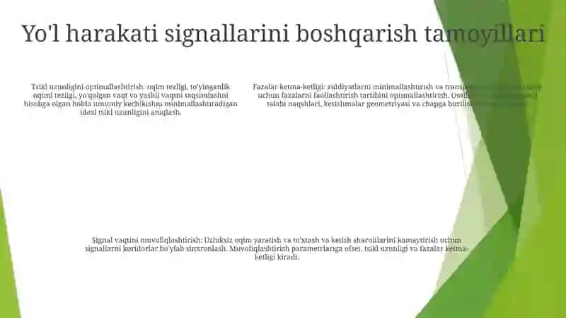 Svetafor Ishlash Rejimini Hisoblash 4
